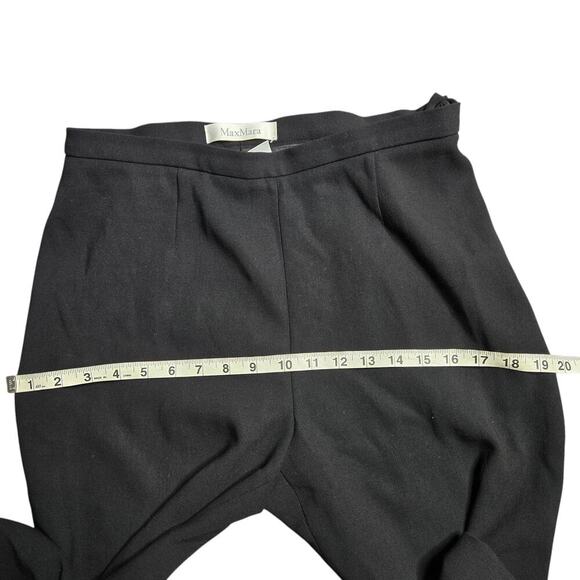 Max Mara Black High Waist Women's Slacks Size: 10 - Picture 6 of 8